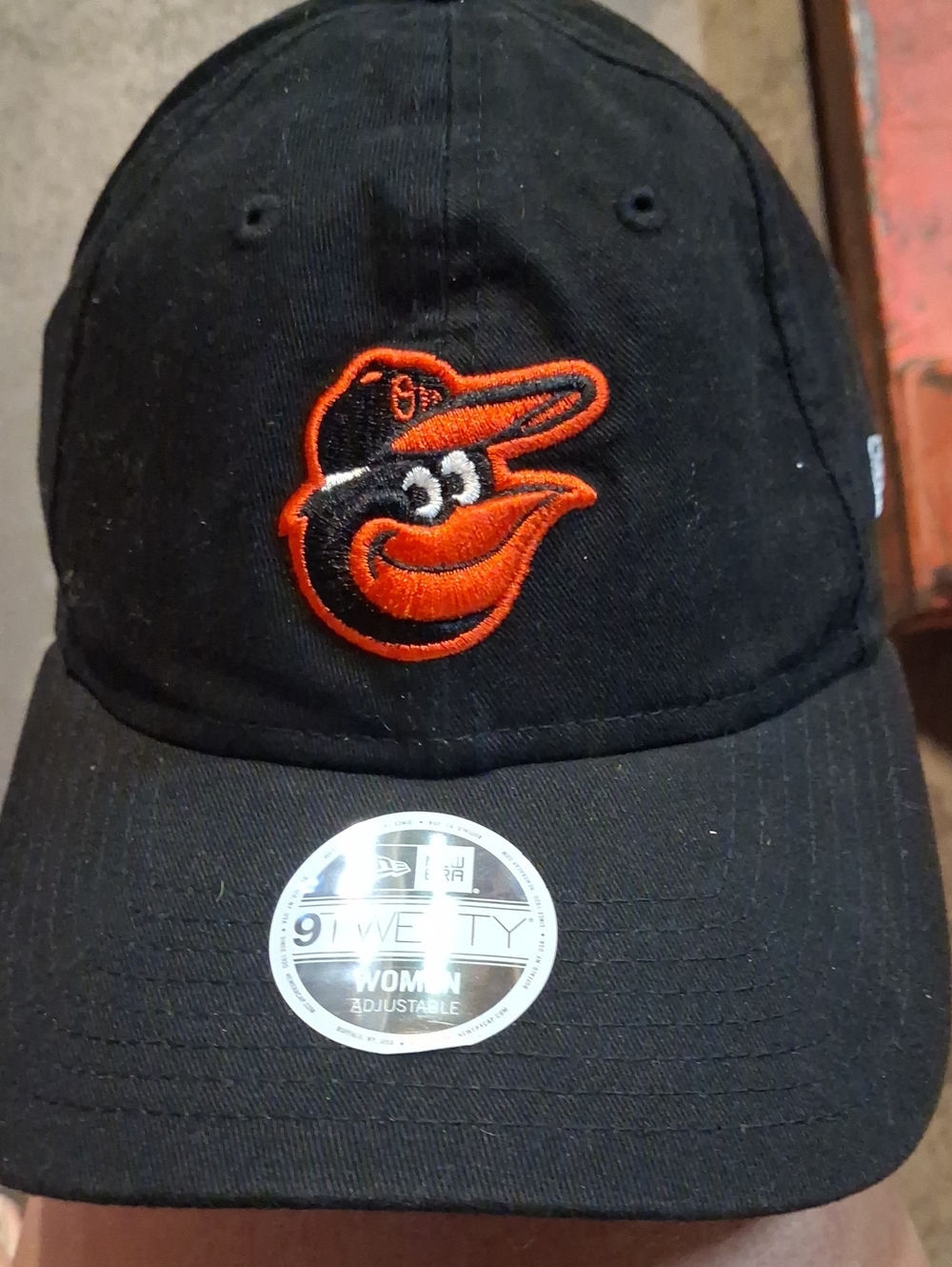 New Era Baltimore Orioles 9Twenty Women Core Classic Black Adjustable Strap Hat